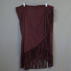 Shyanne Suede Wrap Skirt